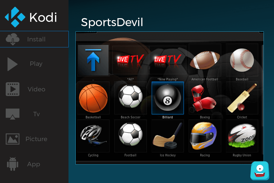 How to Install SportsDevil on Kodi