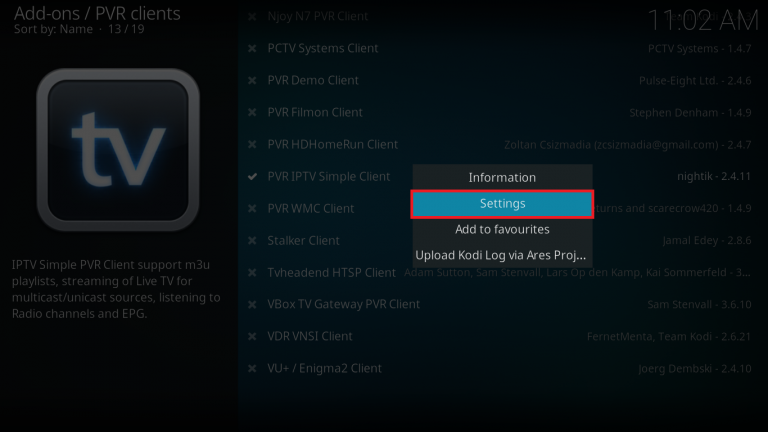 mediaportal pvr client lost