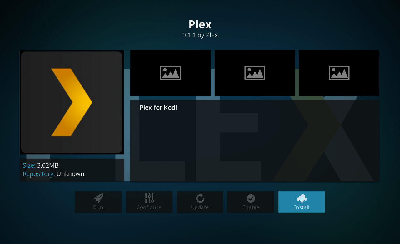 kodi plex