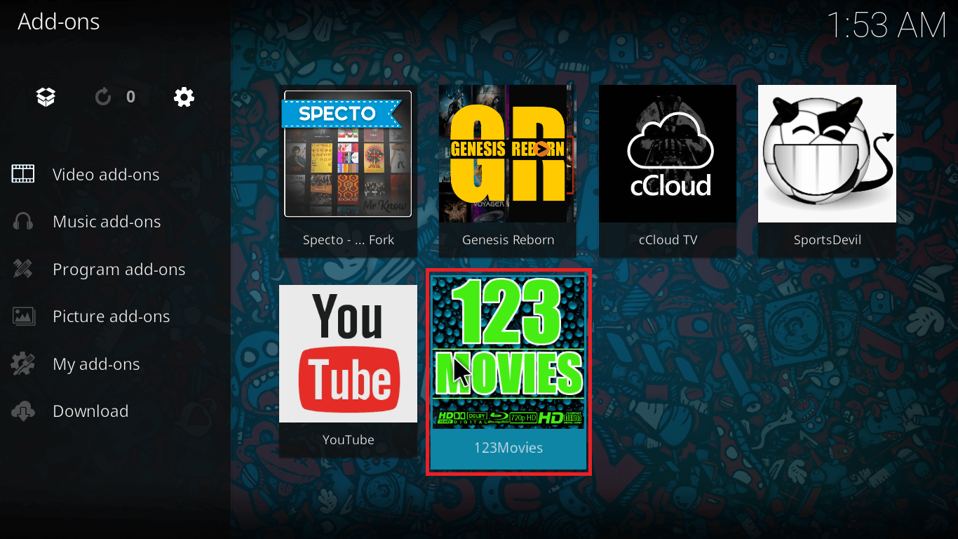 install 123movies on kodi