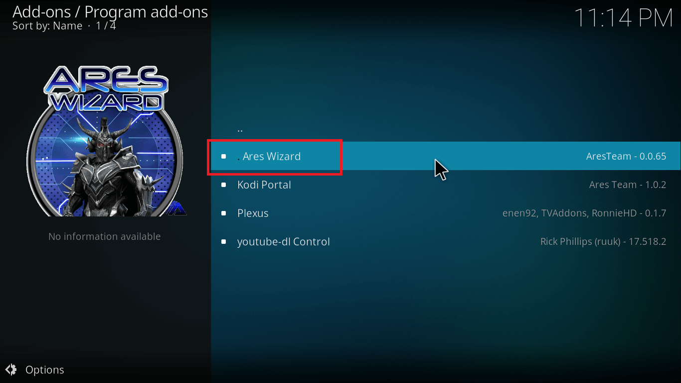 install ares wizard on Kodi