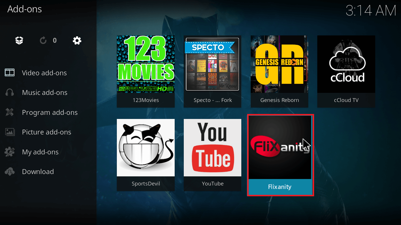 install flixanity on kodi