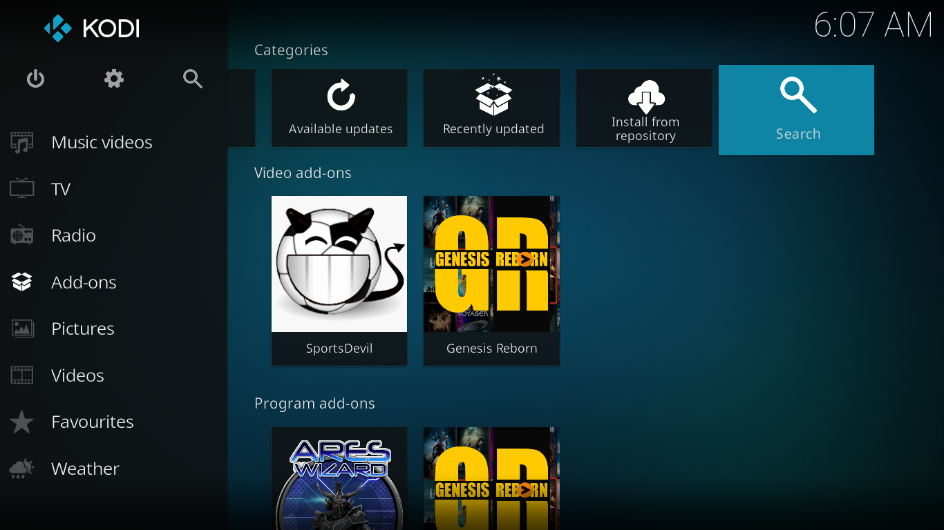 install genesis reborn on Kodi 