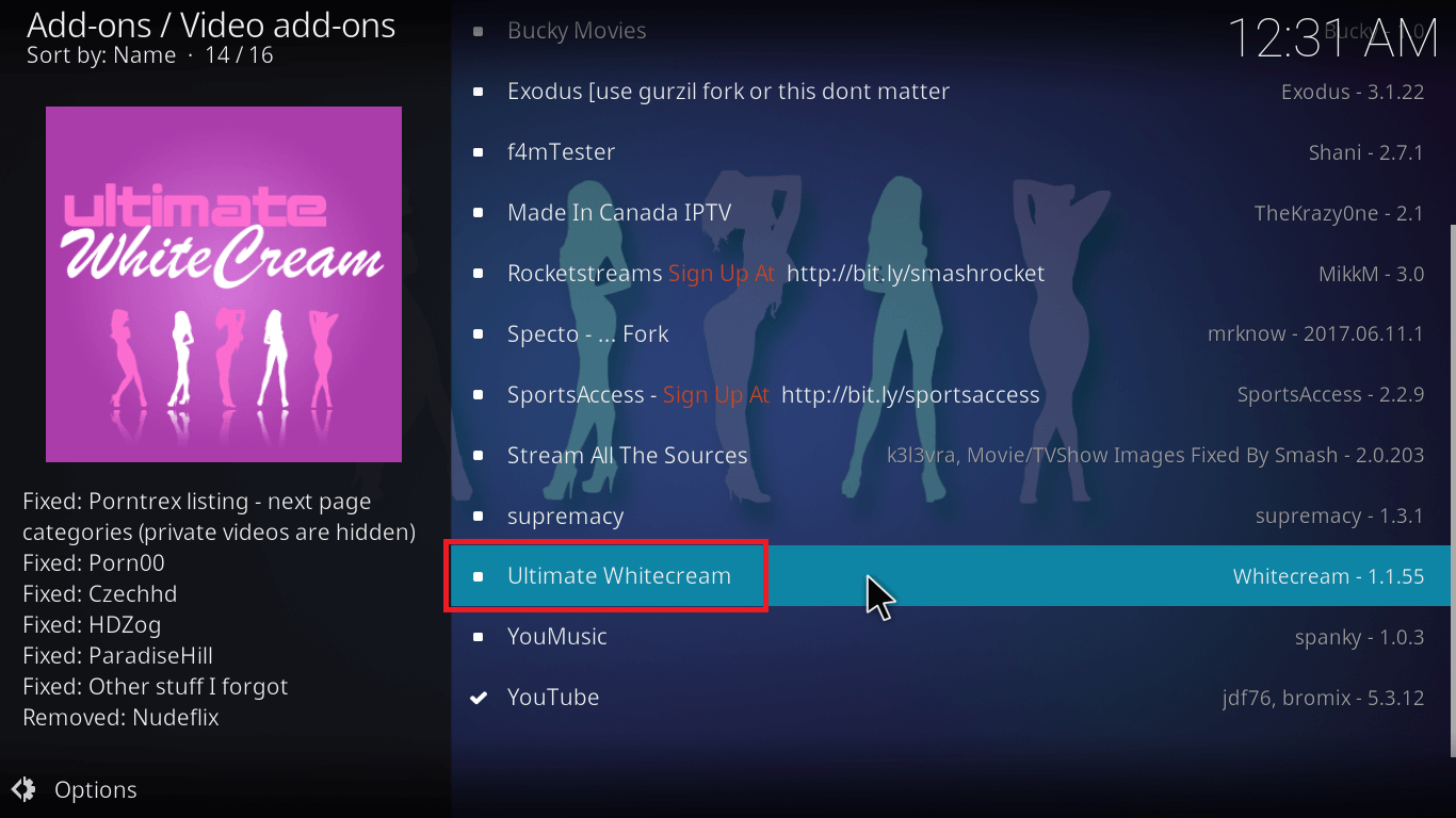 Xxx addons kodi