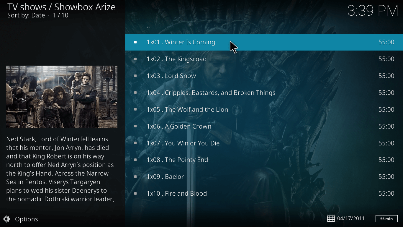 showbox on Kodi