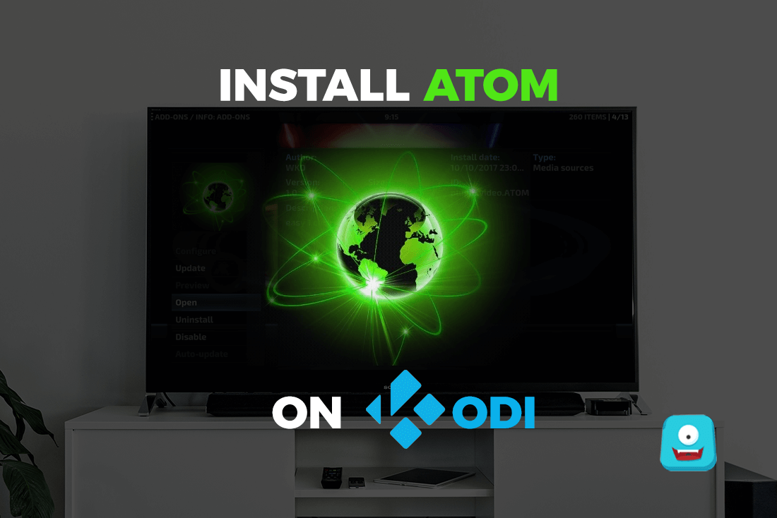 How to Install Atom on Kodi