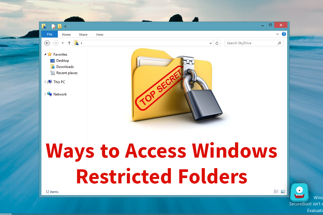 Ways to Access Windows Restricted Folders