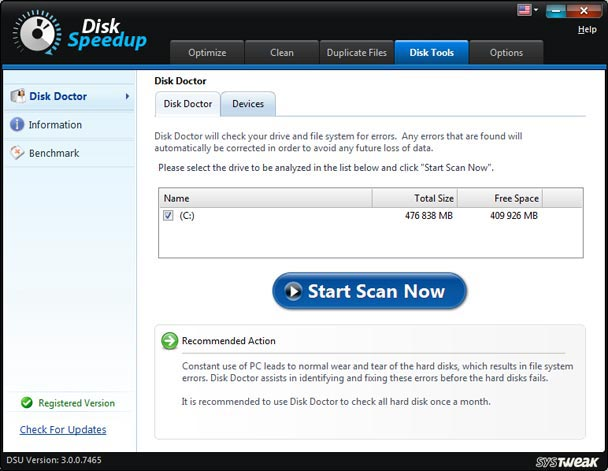 Disk Speedup