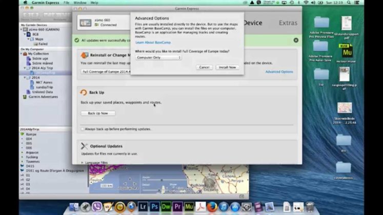 how to download garmin express on mac