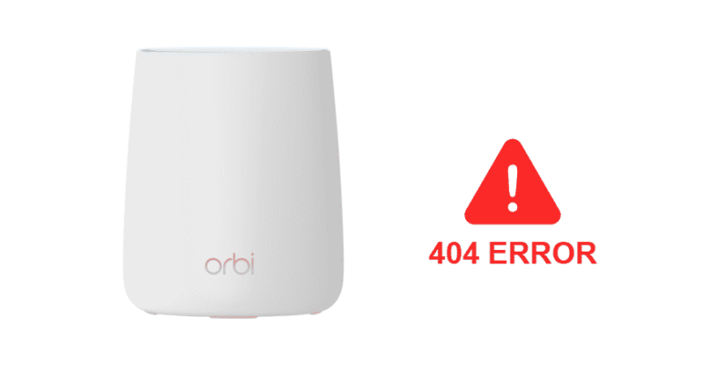 orbi error 404